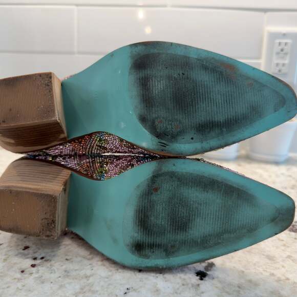 Betsey Johnson SB-Emory Rhinestone Ankle Boots | 9.5M | Sparkle Western Booties - Picture 7 of 7